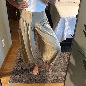Funky Linen Harem Pants